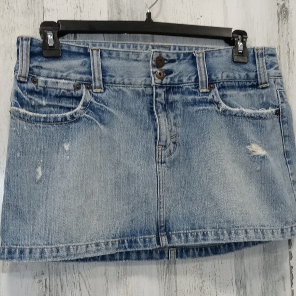0630 American Eagle Jean Skirt - Picture 2 of 6